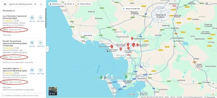 Por qué influye el horario en Google Business Profile para el SEO Local